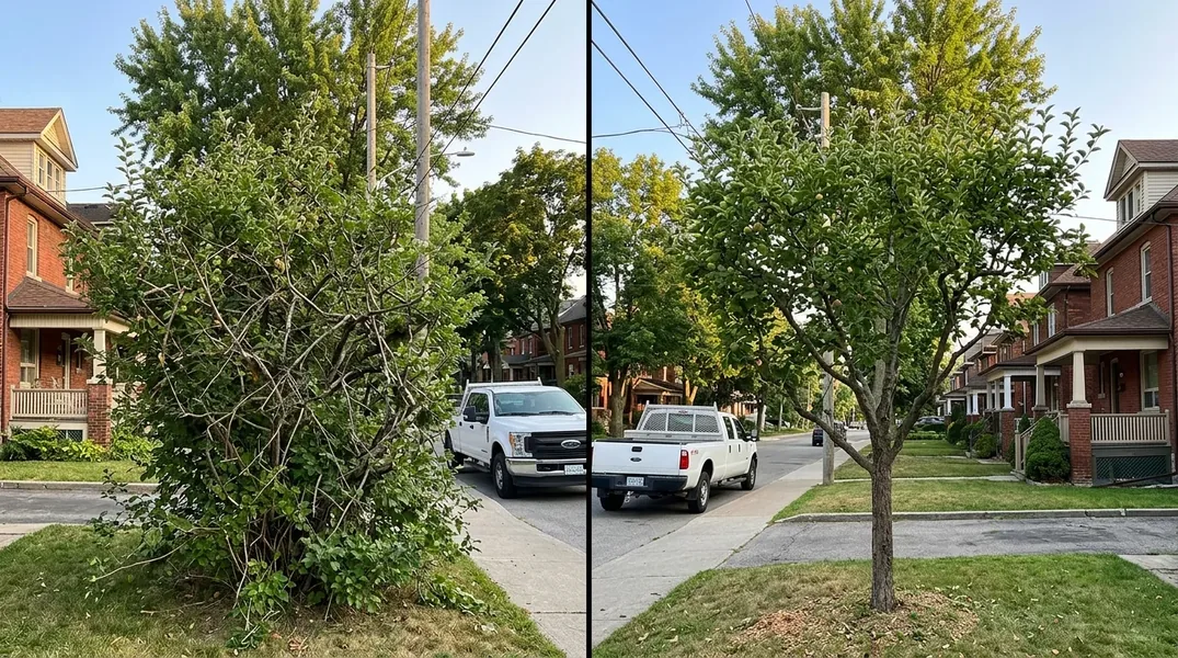 Tree Trimming result in Hamilton — Escarpment Tree Trimming