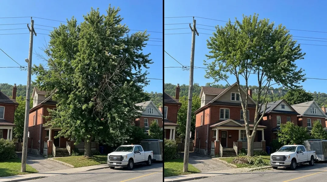 Tree Trimming result in Hamilton — Escarpment Tree Trimming